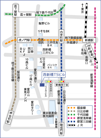 弊社周辺地図